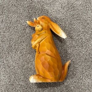 Mother & baby Rabbit Figurine
